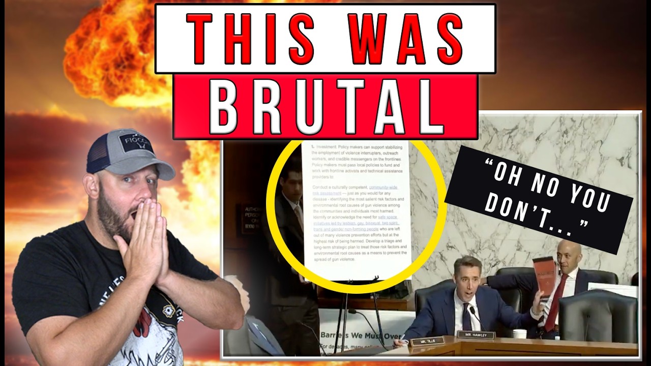 BREAKING NOW: Senator Hawley SMOKES Biden's Director Of Gun Violence Over DEFUNDING THE POLICE...