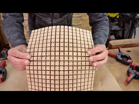 Holz dreidimensional biegen