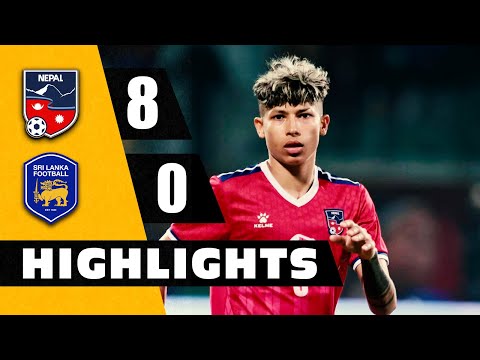 Nepal vs Sri Lanka 8-0 Goals Highlights 【Women’s Asian Cup 2026 Qualifiers 】