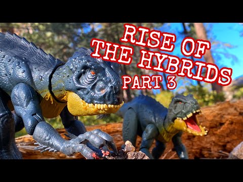 , title : 'JURASSIC WORLD TOY MOVIE, RISE OF THE HYBRIDS PART 3'