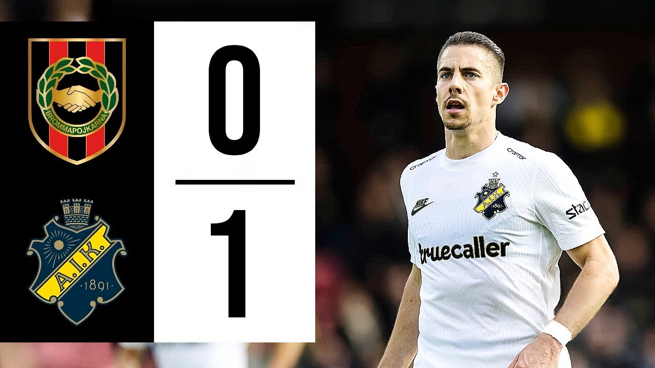 HIGHLIGHTS | BROMMAPOJKARNA 0-1 AIK | ALLSVENSKAN