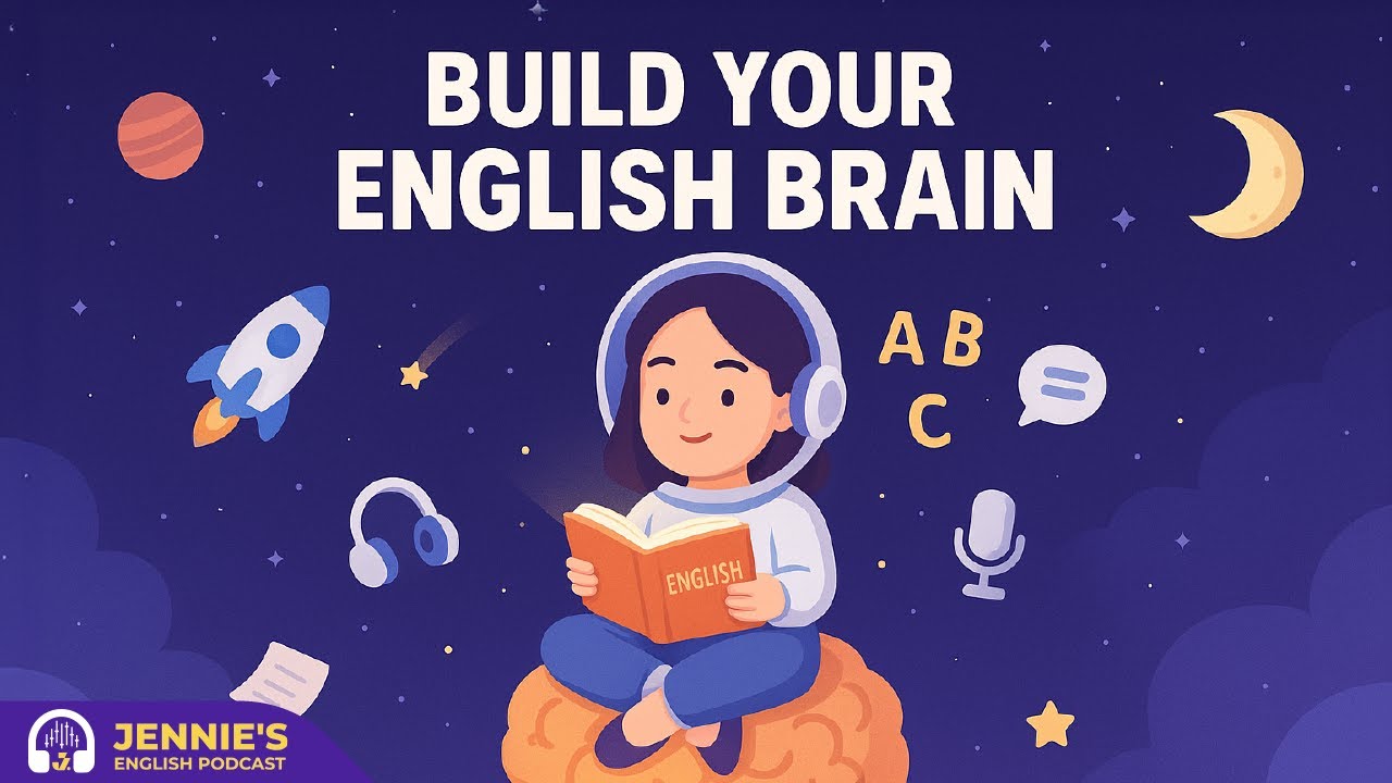 How to Build Your "English Brain" | English & Chill with Jennie | English Podcast