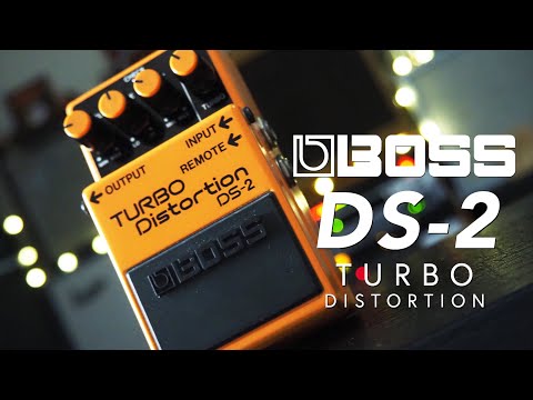 Boss DS-2 w/remote pedal 2000's - orange with black labeling image 2