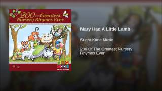 Mary Had A Little Lamb
