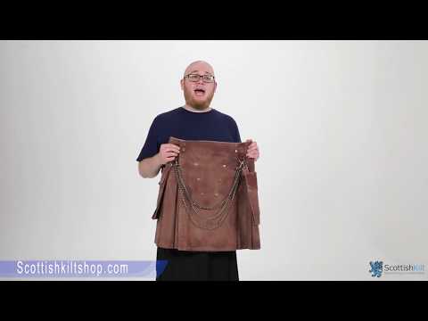 STONEWASH FASHION UTILITY KILT