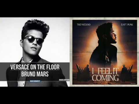 Bruno Mars Vs Daft Punk Ft The Weeknd-Versace On The Floor Vs I Feel It Coming (Mashup)