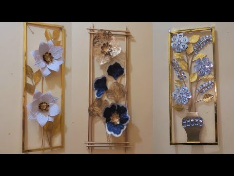 DIY paintings. You won't believe what you can do with recycled materials. Refresh your walls with...