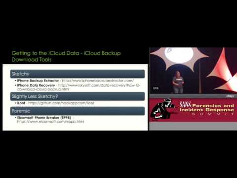Ubiquity Forensics – Your iCloud and You - DFIR Summit 2015