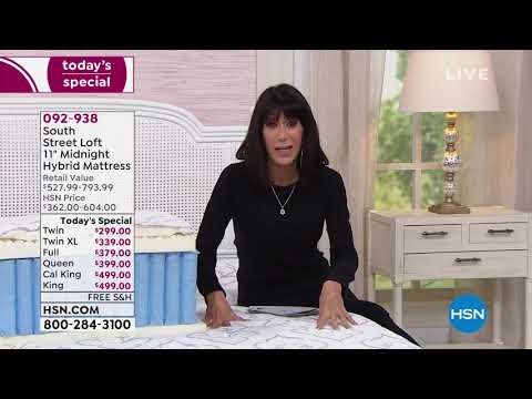 HSN | Sleep Solutions featuring South Street Loft Mattresses 02.02.2020 - 03 PM