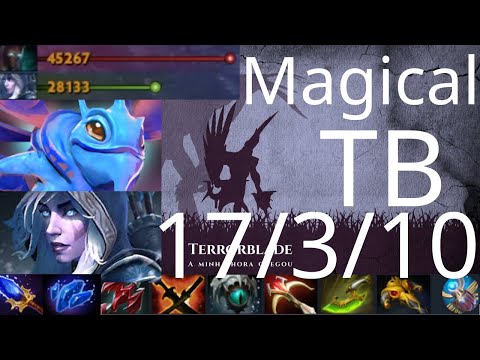 Magical Terrorblade vs fn Puck, Drow Ranger, Sand King - absent - dota2