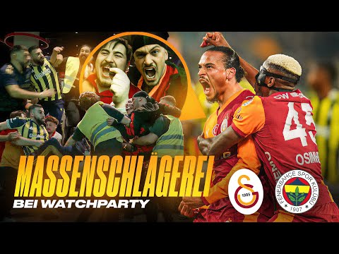 MASS BATTLE AT THE DERBY 😱🔥 GALATASARAY vs. FENERBAHCE Watchparty ESCALATES!
