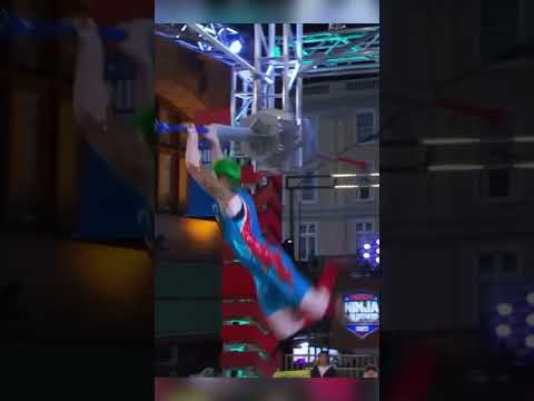 Jamie Rahn Forced To Keep Up With The High Speeds #americanninjawarrior