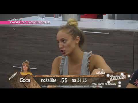 Zadruga - Žestoka svađa Lune i Slobe - 13.06.2018.