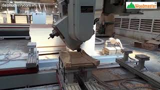 MÁY CNC 3D WOODMASTER - GIA CÔNG TỰA GHẾ, VAI GHẾ CONG | 5-AXIS MACHINING CENTER