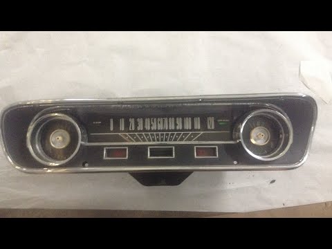 Restoring a 64-65 mustang instrument cluster