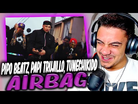 (REACCIÓN) Pipo Beatz, Papi Trujillo, Tunechikidd - Airbag (Video Oficial)
