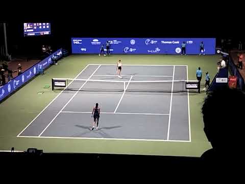 Chennai Open WTA Karman Kaur Thandi Vs Chloe Pacquet Match Point