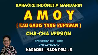 Download lagu Amoy KARAOKE Mandarin nada pria B Versi Cha Cha (Kau gadis yang rupawan) - Mario mp3