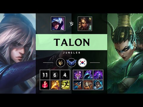 Talon Jungle vs Nidalee - KR Diamond Patch 25.19