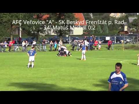 AFC Veřovice "A" - SK Beskyd Frenštát p. Rad. 0:3 (0:2)