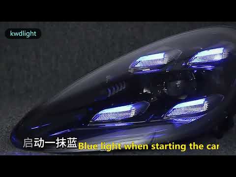Porsche Cayenne 2011-2018 LED Headlight Start up Animation Lamps Replace OEM