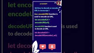 Download lagu ✅️ How to encode or decode URL in JavaScript ? 💯 | #shorts mp3