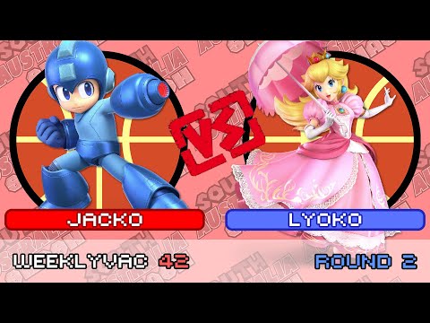 WeeklyVac 42 - SSBU - Jacko (Mega Man) vs Lyoko (Peach)