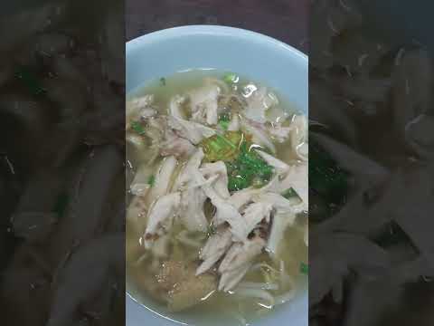 chicken noodle soup Thailand plus coke 65 baht #thaifood