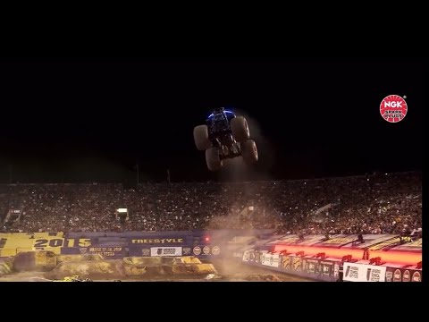 Monster jam biggest air in history #monsterjam