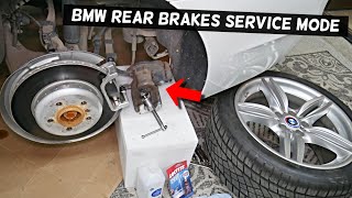 BMW HOW TO PUT PARKING BRAKE IN SERVICE MODE F10 F11 G20 G21 G20 G21 F06 F13 X1 X2 X3 X4 X5 X6