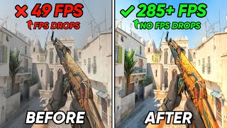 🔧CS 2: DRASTICALLY Boost FPS & Lower Ping On A Low End PC ✅ CS2 FPS Boost 2023