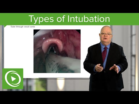 Types of Intubation  – Anesthesiology | Lecturio