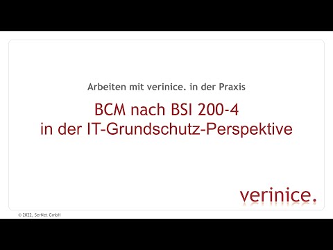 BCM nach BSI 200-4 in der IT-Grundschutz-Perspektive