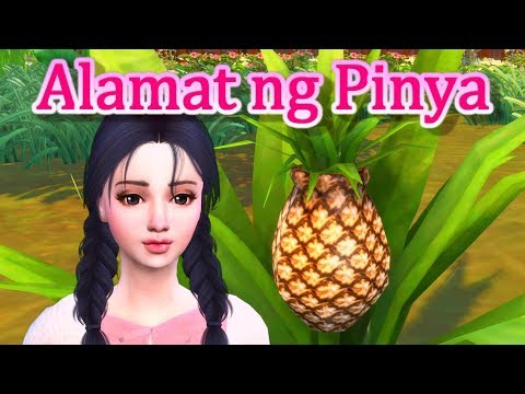 Alamat ng Pinya (Piña) | Mga Kwentong Pambata Tagalog May Aral | Filipino Fairy Tales | Sims 4 Story Video