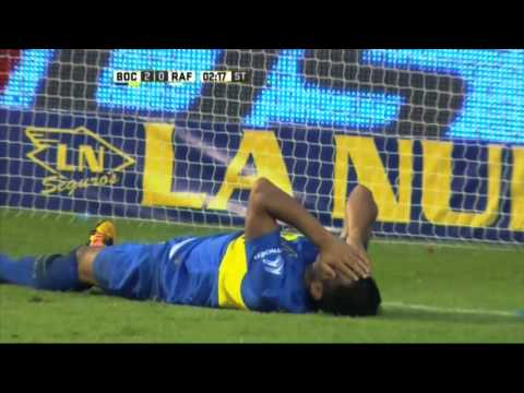 Increíble cómo no entró. Boca 2 - Rafaela 0. Fecha 9. Primera División 2016.