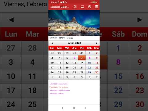 Ecuador Calendario 2024 Video