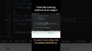 Interview Challenge # 140 || How to override tostring method of an object in JS #javascriptdev