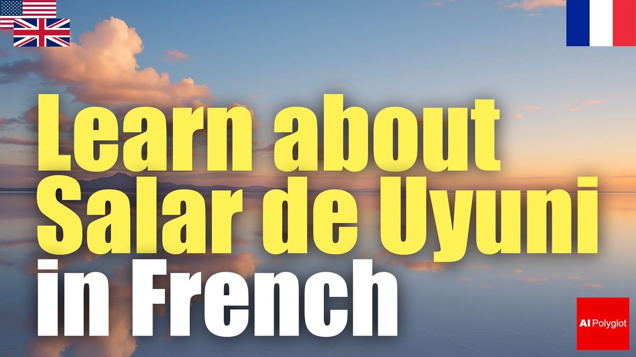 Learn about Salar de Uyuni in French | Passive listening | L2Language | with hiragana episode artwork