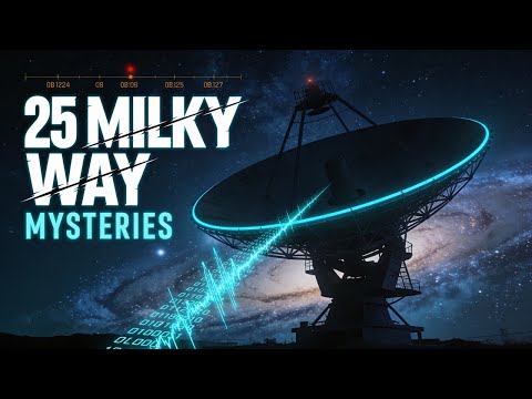 Astrophysical Questions That Persist: 25 Most Mysterious Phenomena in the Milky Way