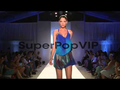 Models walk the runway at Caffe Swimwear Models walk the ...