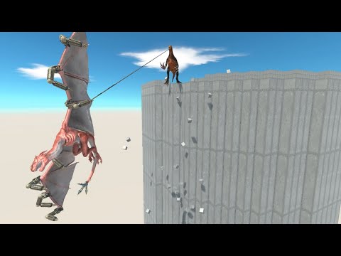 Dragon Wyvern Harpoon Attack in Sky vs ALL UNITS Animal Revolt Battle Simulator