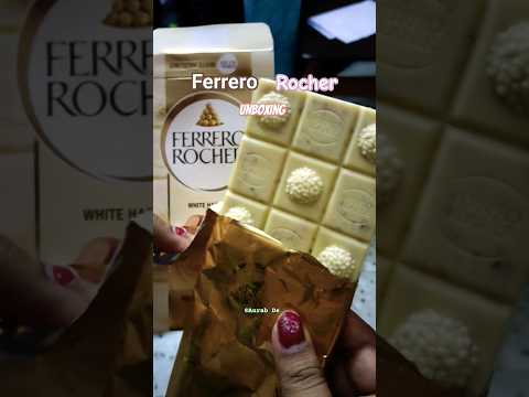 Ferrero Rocher White Hazelnut Unboxing #chocolate #choclates #chocolatelover #ferrerorocher #usa