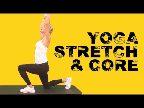 Yoga Stretch & Core I 30 Minuten Functional Training mit Yoga-Elementen I #healthyHUK
