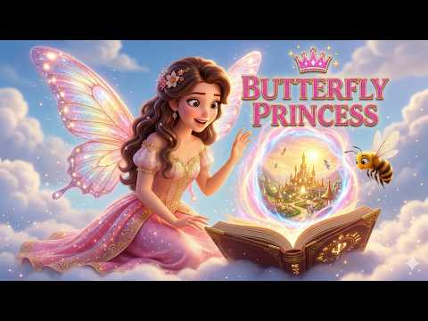 A Butterfly Princess Adventure | A Magical 3D Butterfly Fairy Story | English Fairy Tale