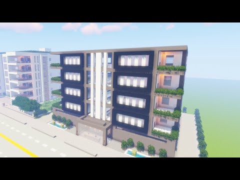 Minecraft Modern Apartment Tutorial | Minecraft Apartment #3 | MMT