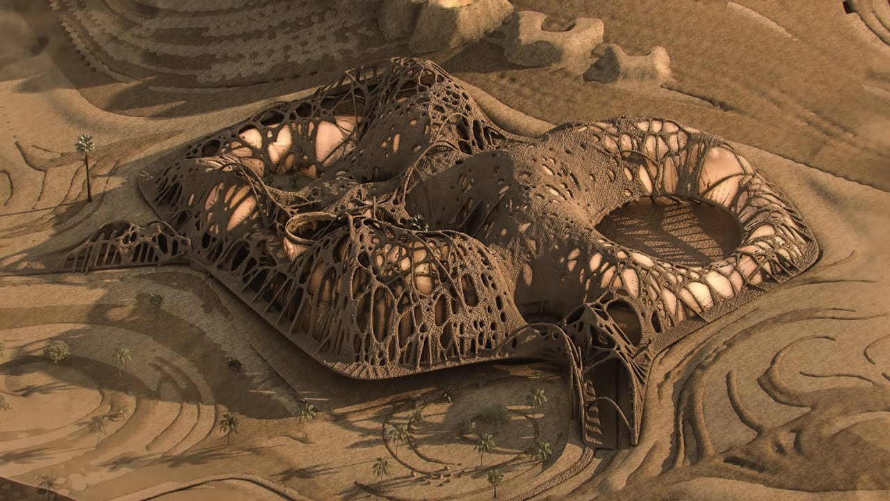 Generative Sandscape: Siwa Oasis New Habitat, #Egypt by Hossam Badr / DARS Studio