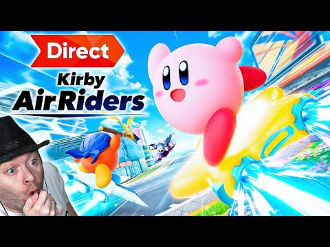 🔴 NINTENDO DIRECT: KIRBY AIR RIDERS 🎇 Domtendo Reaktion