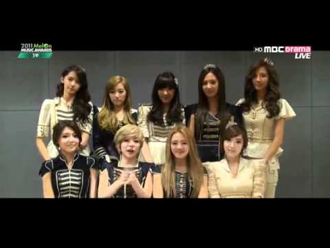 [111124] SNSD - Melon Award(GlobalArtist),소녀시대,少女時代