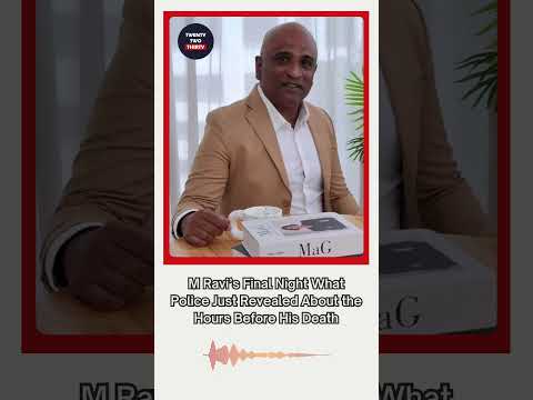 M Ravi Death Timeline New Details Emerge Before Tragic End #Singaporenews #Breaking