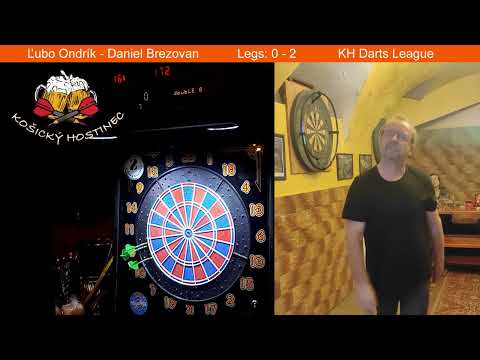 Ľubo Ondrík - Daniel Brezovan (KH Darts League)